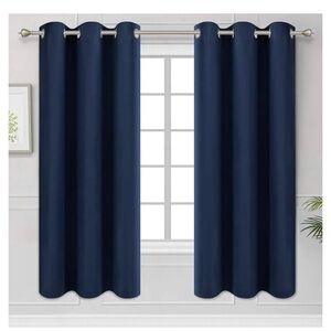 Diraysid Navy Blackout Curtainss